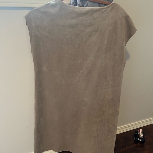 Aritzia Wilfred Faux Suede Dress with Pockets - Picture 3 of 3